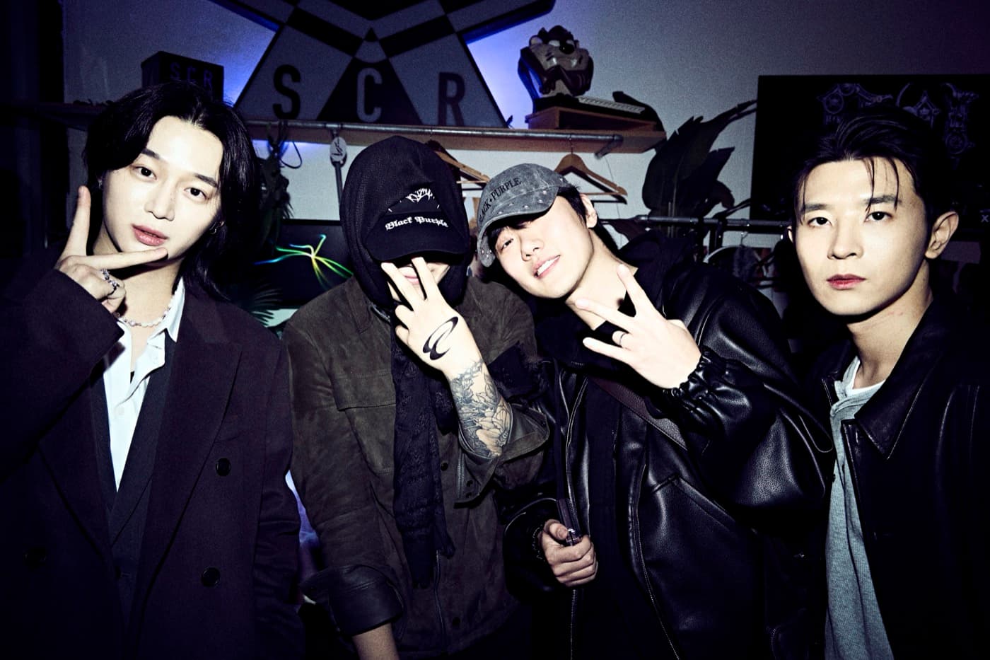 Black Purple Branding