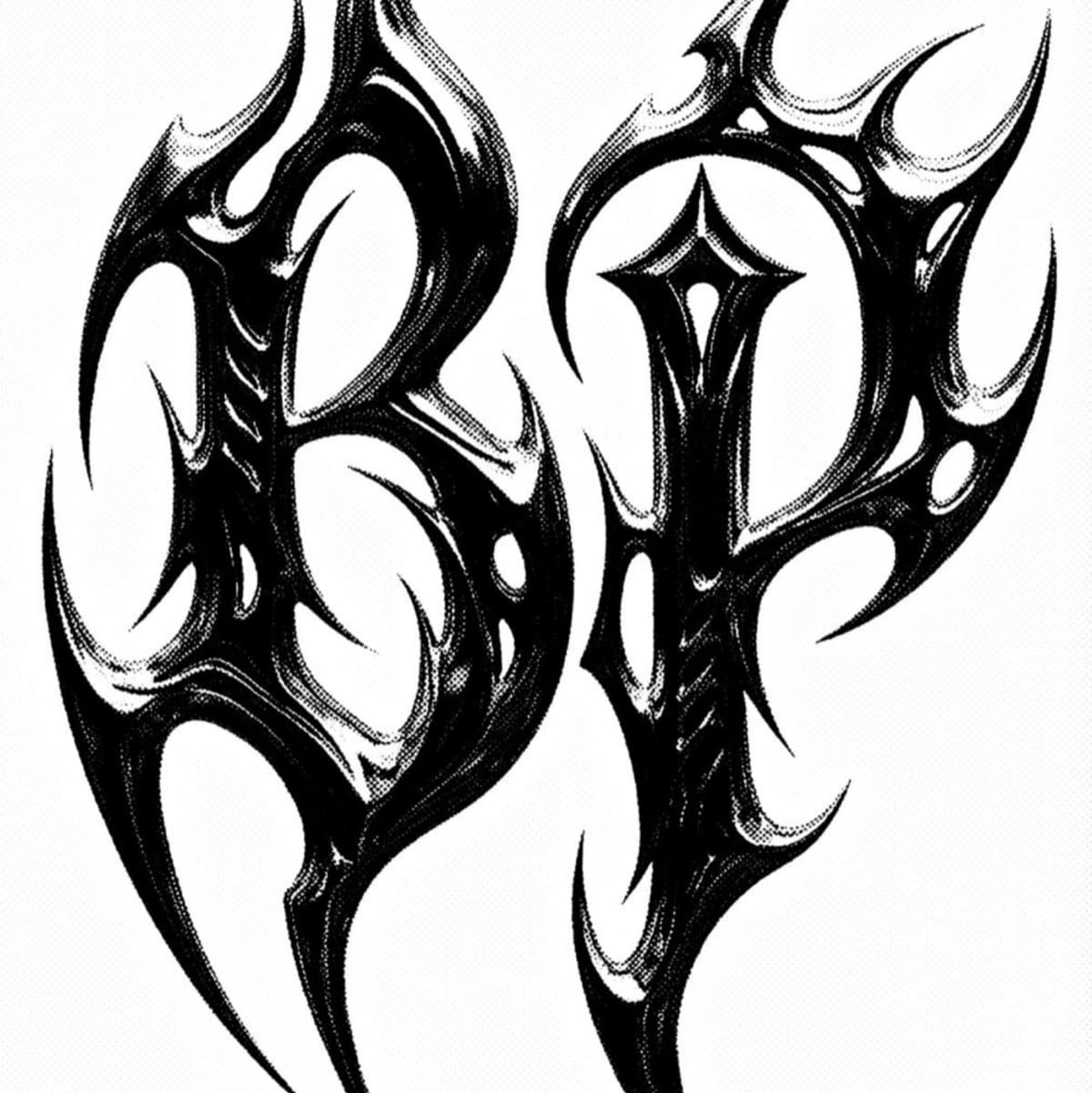 Black Purple Branding