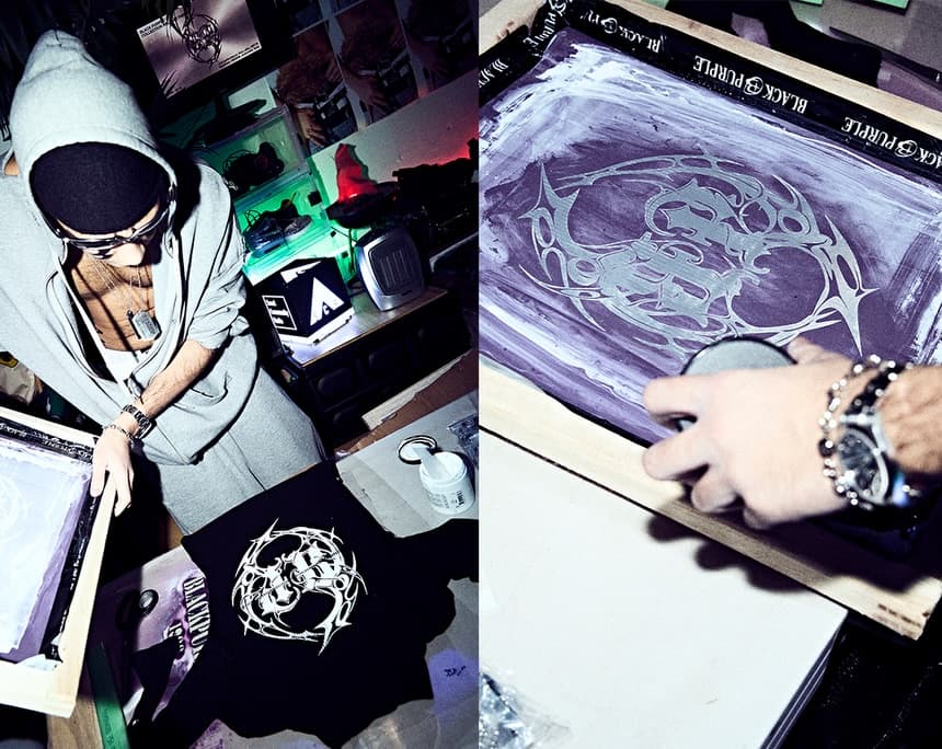 Black Purple Branding